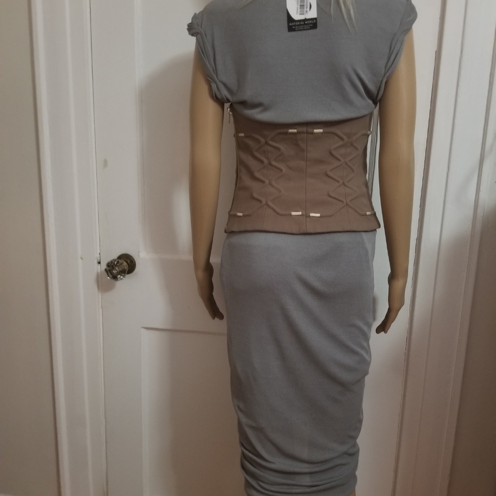 Alexander Wang Corset Midi Dress - Picture 5 of 8